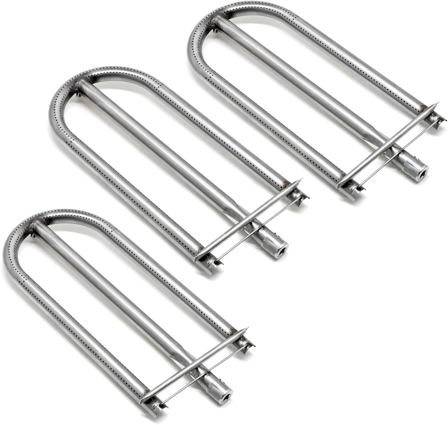 Adviace Grill Parts for Alfresco ALX2 LX2 ALX2-42 AGBQ-42 ALX2-30 ALX2-56 AGBQ-42C, 3-Pack 18.125 Grill Burners for Alfresco 30 & 42 & 56 inch Grills, for Alfresco Grill Replacement Parts