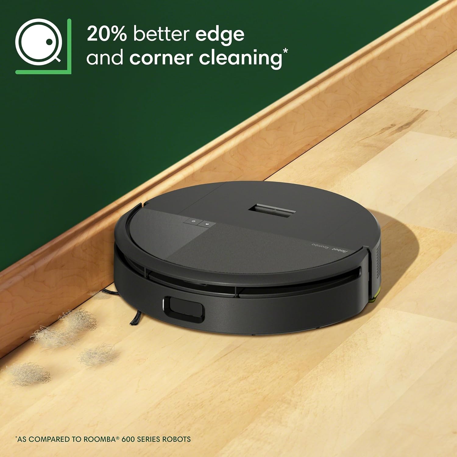 iRobot Roomba 205 DustCompactor Vac Robot Vacuum - Auto-Compacts Debris Within The Robot, No Emptying for 60 Days, Bagless, Intense Power-Lifting Suction, LiDAR Navigation, Multi-Surface Cleaning