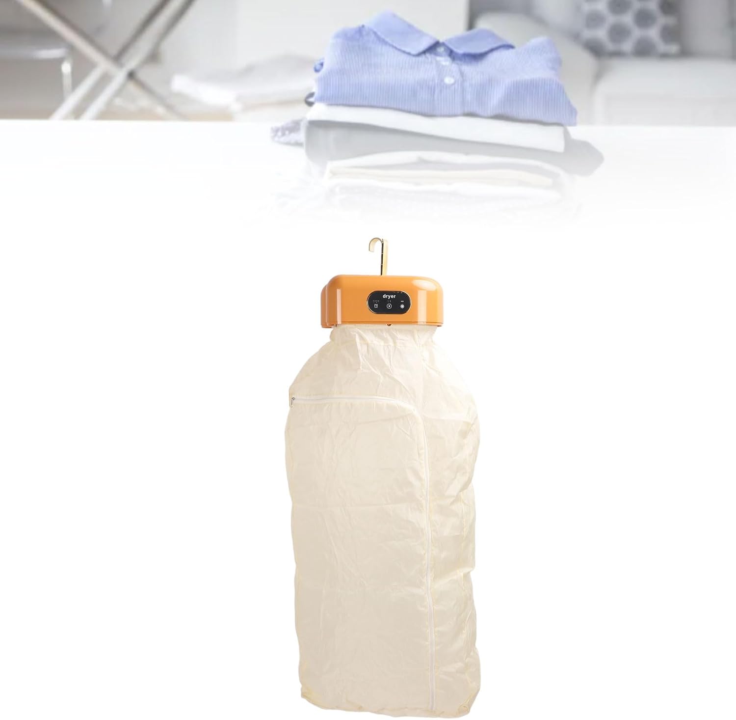 Portable Dryer Machine, 600w Dryer Machine Clothes Dryer with Dry Bag Quiet Running Lightweight Laundry Dryers Compact Dryer Clothes Organizer for Outdoor Travel