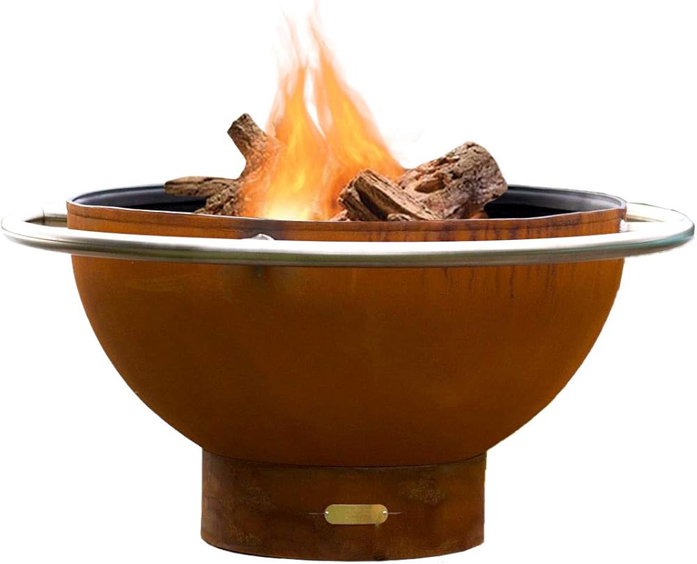 Fire Pit Art Bella Luna Wood Fire Pit (Bella-Luna)