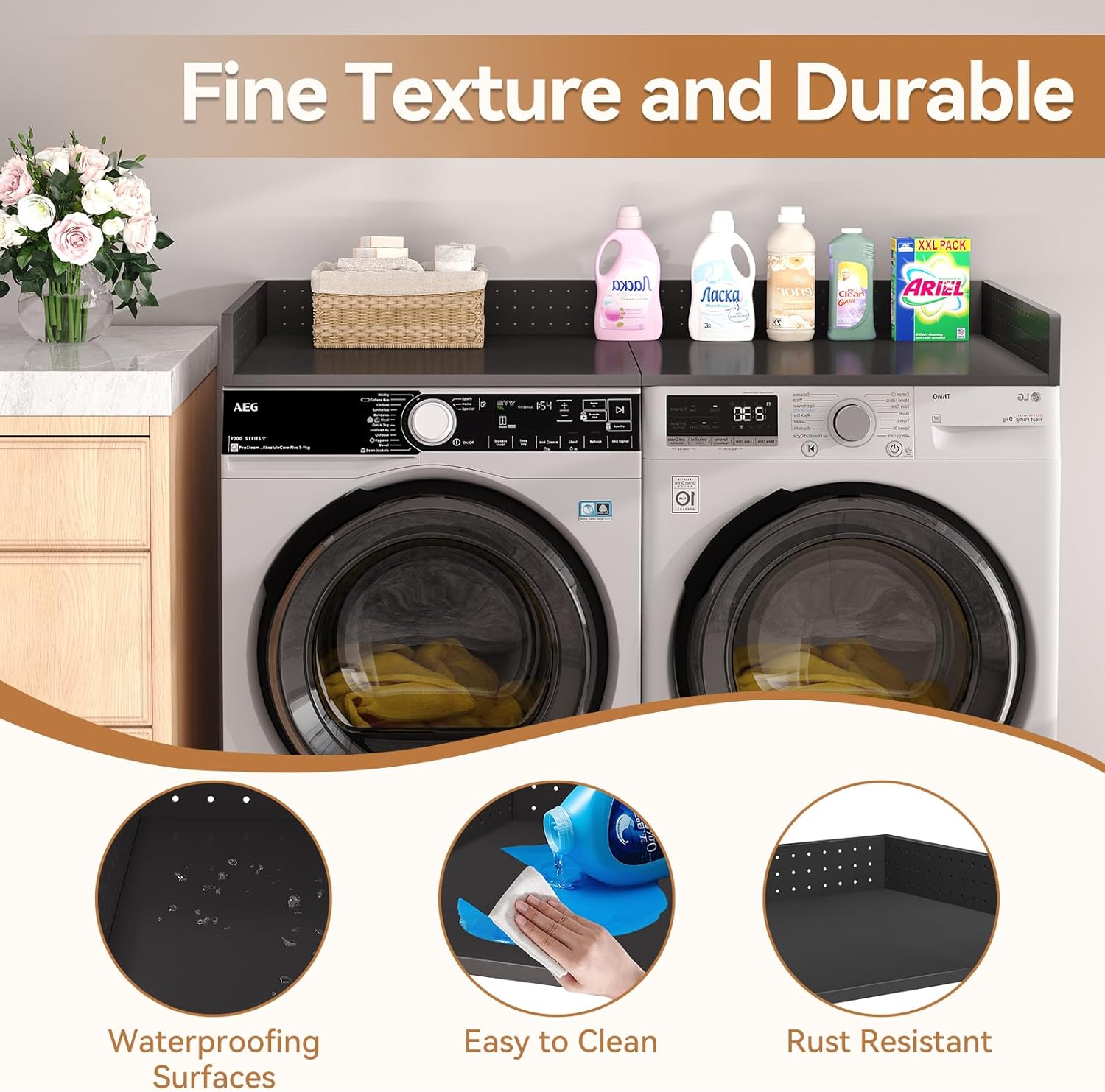 Washer Dryer Countertop, 57.1