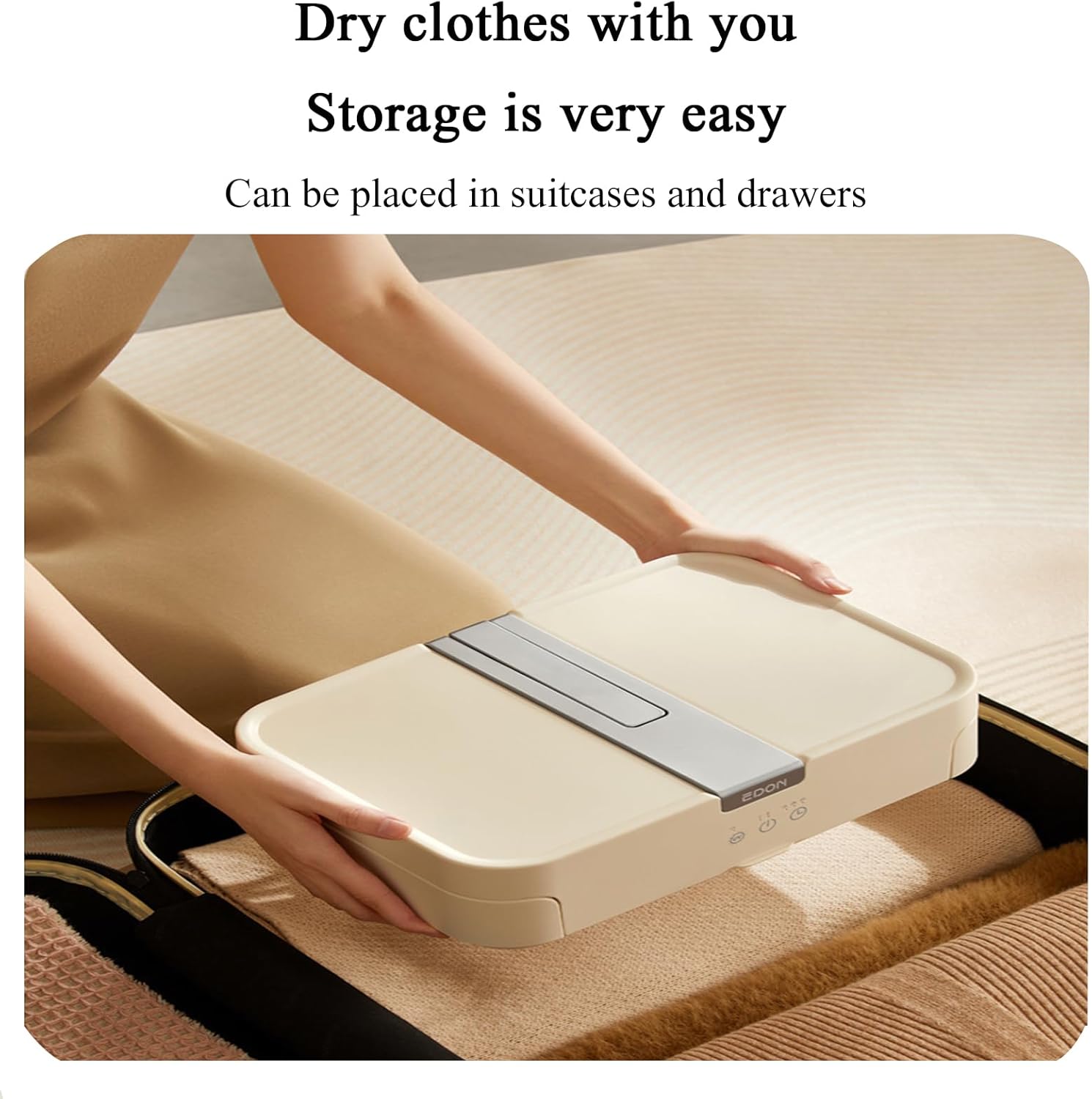 EERSTA Dryer, Household Clothes Drying Machine, Bathroom Punch-Free Wall-Mounted Clothes Dryer, Dormitory Foldable Air Dryer