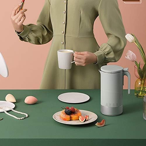 Soymilk Machine Automatic Mini Electric Heating Soya-Bean Milk Juicer Stir Rice Paste Maker Filter-free 350ml(E)