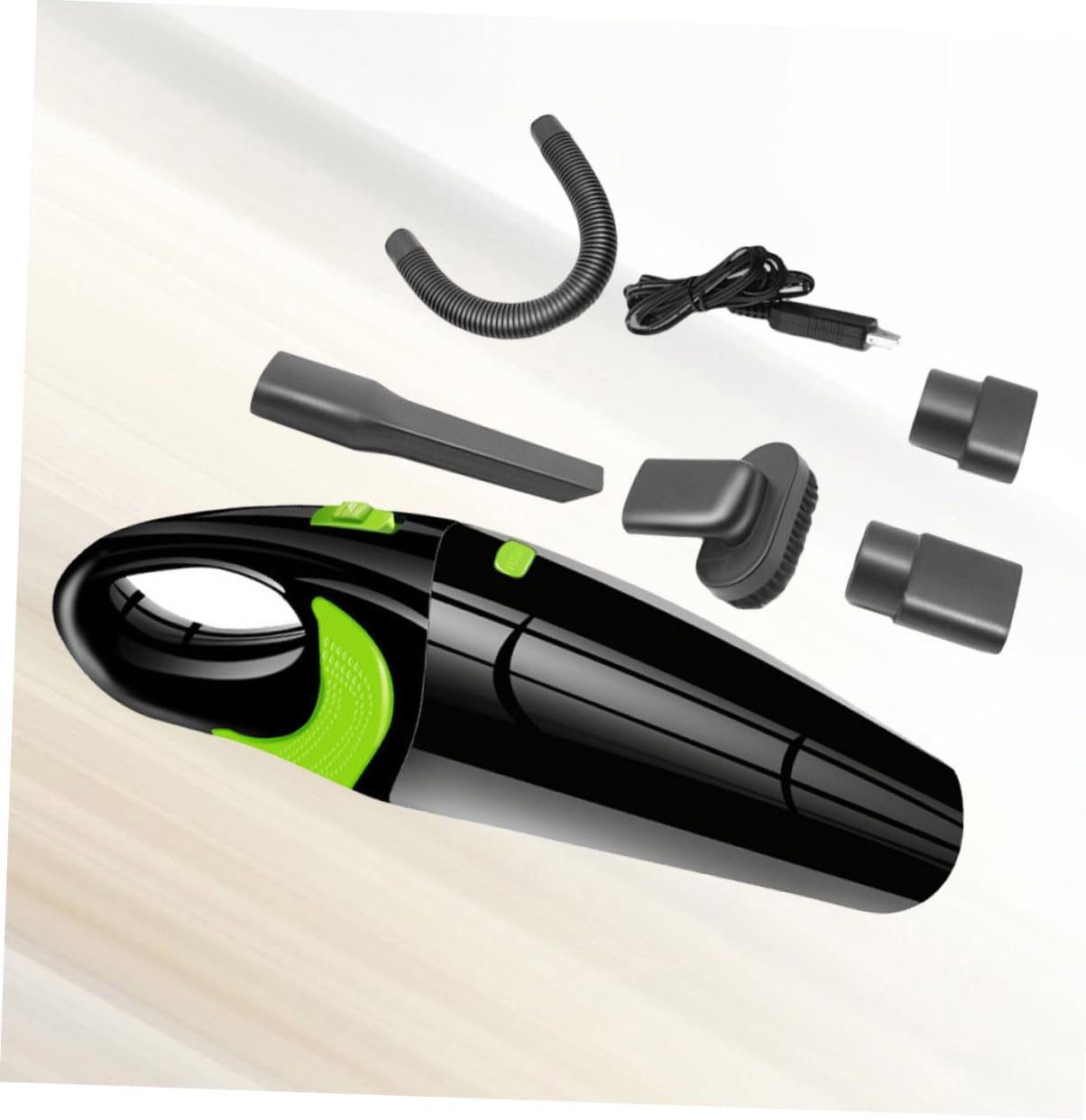 Luxshiny 3pcs Rechargeable Hand Vacuum for Car Wet Dry Portable Vacuum Attachments Low Noise for Home Pet