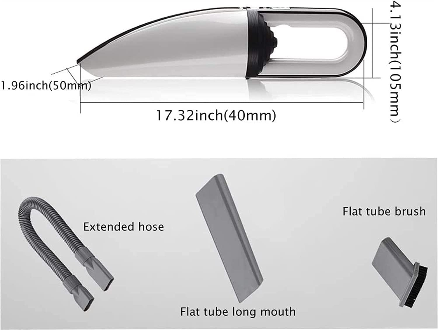 Handheld Vacuum Cordless 4.4KPa, 1.1LB Lightweight Hand Vacuum Cleaner with Upgraded Brushless Motor & Single Touch Empty, Car Vacuum Cordless with Car Charger/Charging Dock Portable