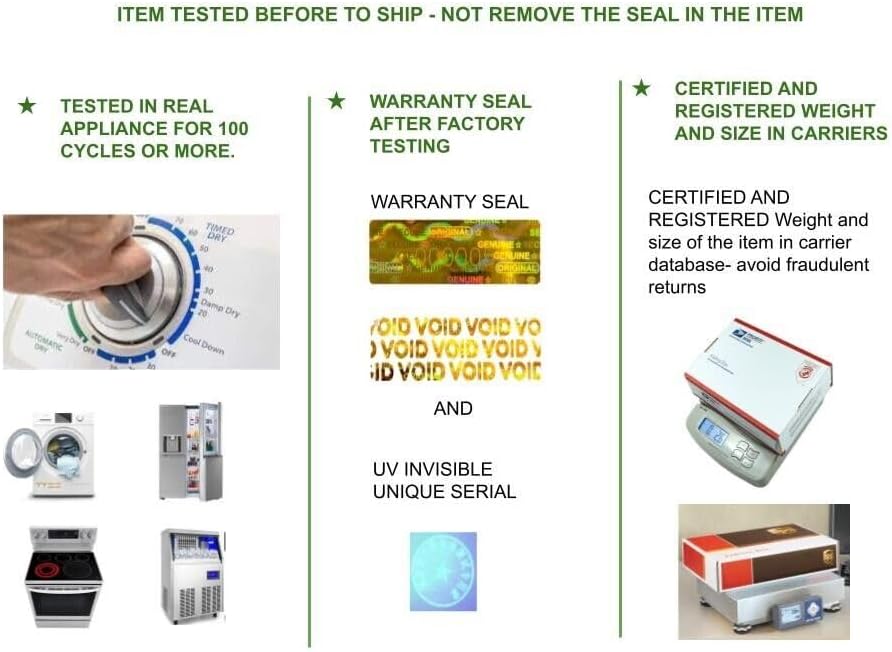 3978917, 3978918, 3980062 Laundry Dryer Control Board 8546219 for Kenmore, Whirlpool, KitchenAid, Maytag Dryers - 3978917, 3978918, 3980062