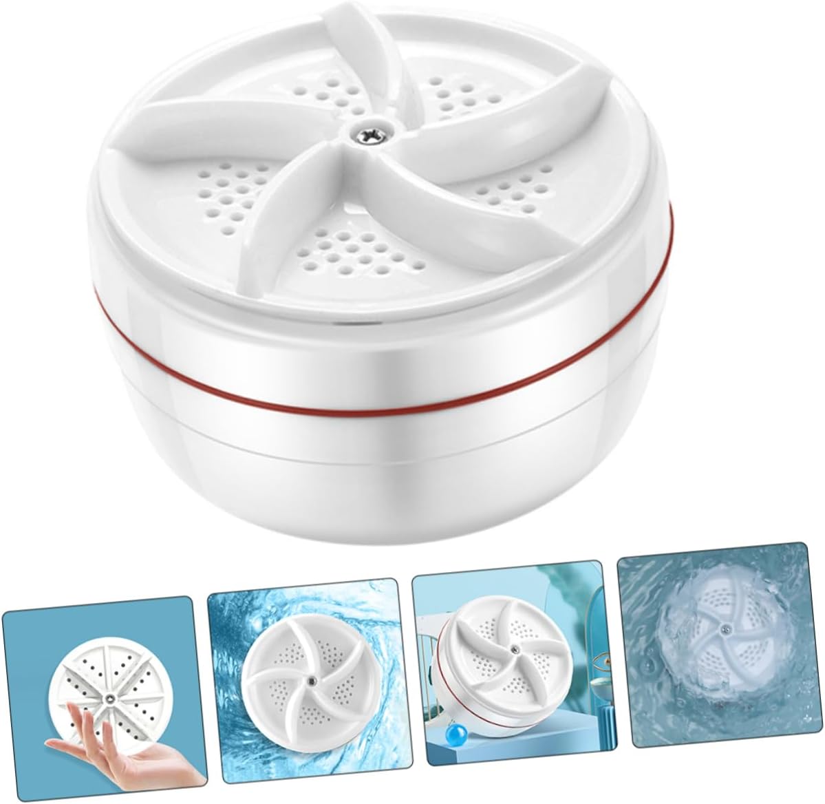 5pcs Handheld Travel Washing Machine and Socks Underwear Mini Laundry Washer