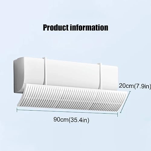 Retractable Air Vent Deflector,Adjustable Anti Direct Blowing Air Conditioner Vent Deflector