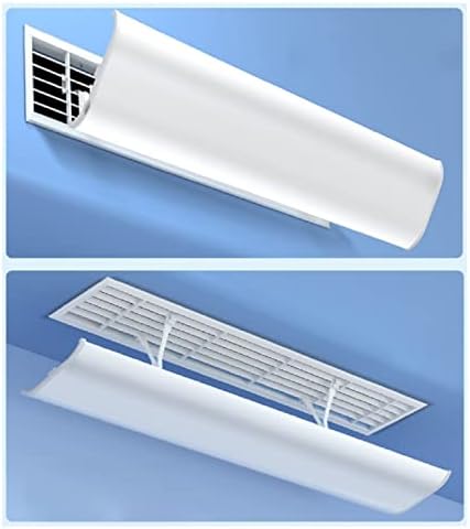 Air conditioning deflector Air Conditioner Deflector Windshield Baffle Anti-direct Blowing Home Hotel White