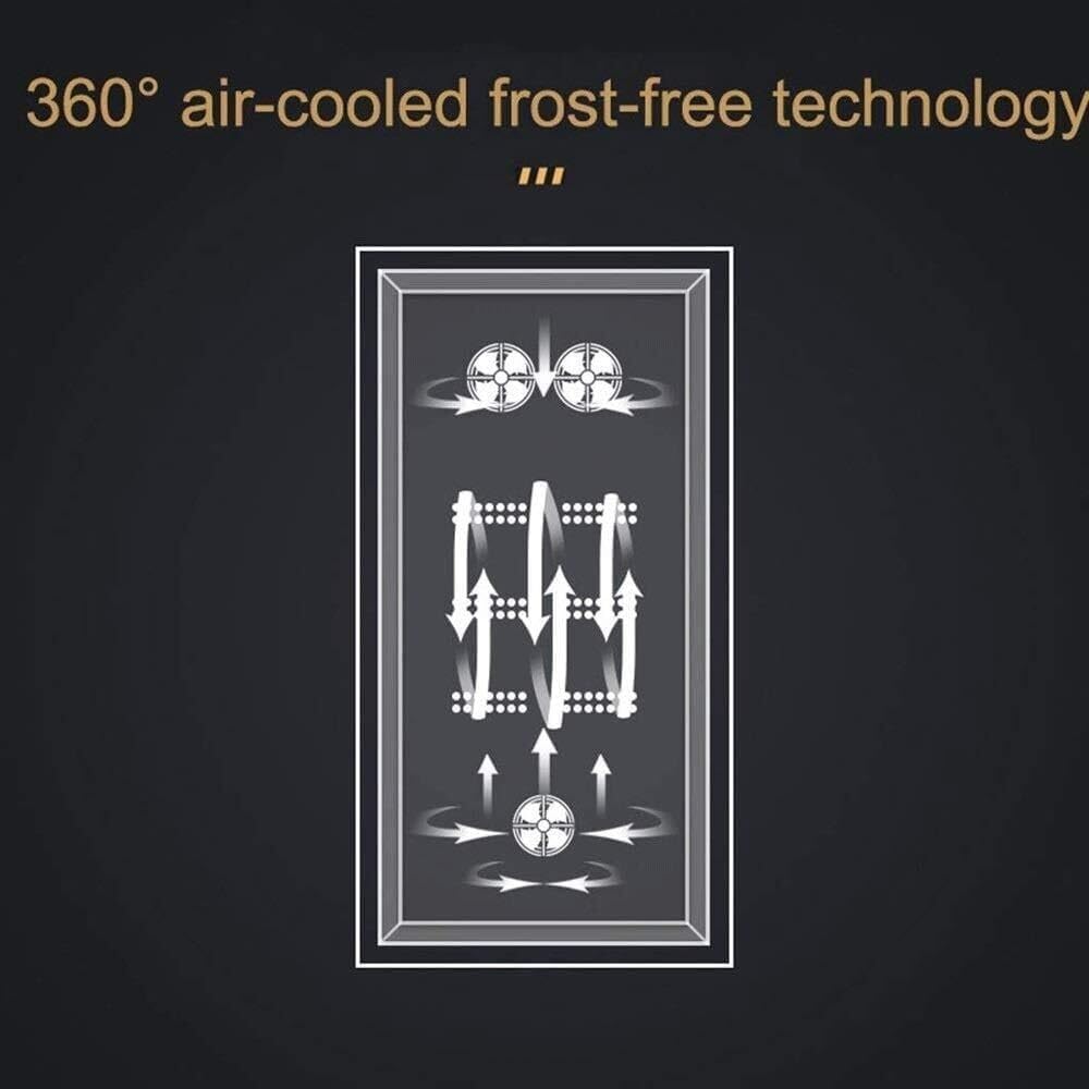 Wine Cooler Beverage Refrigerator 48 Bottle Beer Soda Cellar Fridge, Stainless Steel, Glass Door, Quiet Compressor Countertop Operation with Digital Control