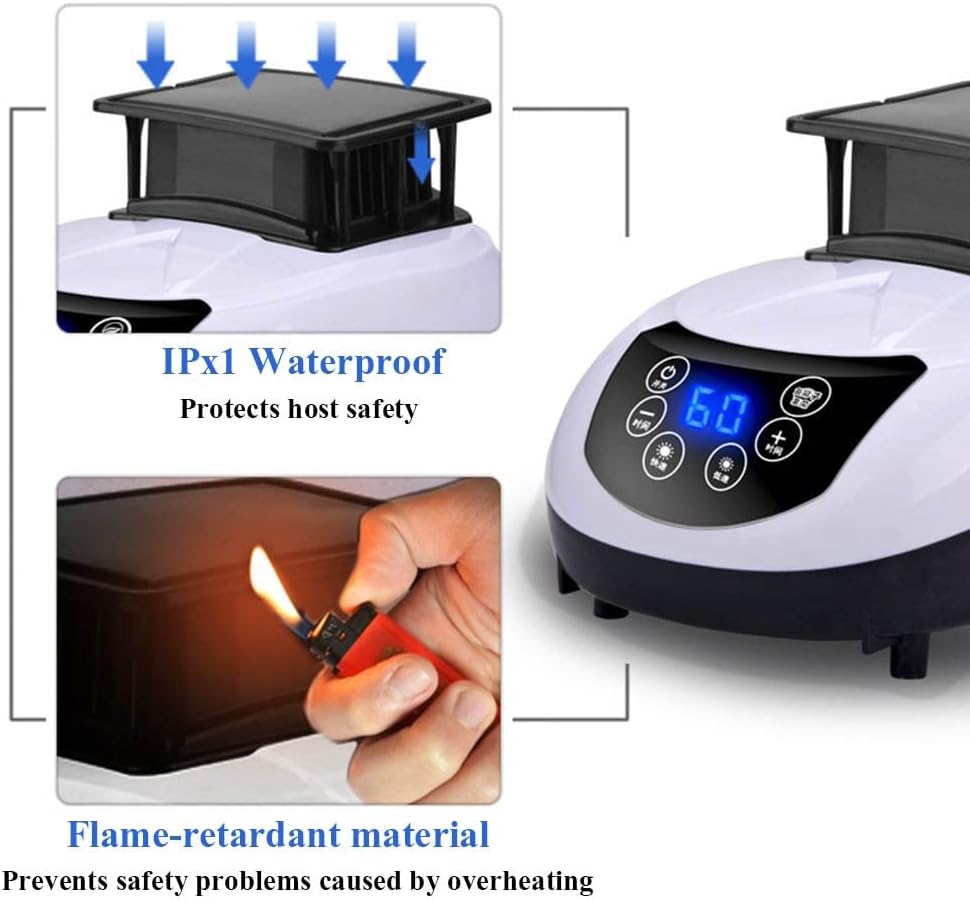 Clothes Airer, Household Clothes Dryer Foldable Electric Heated Clothes Airer with Remote Control,2-Tier Clothes Drying Rack Energy Saving Warm Air Clothing Drying Wardrobe,Quick Dry,1500W The New