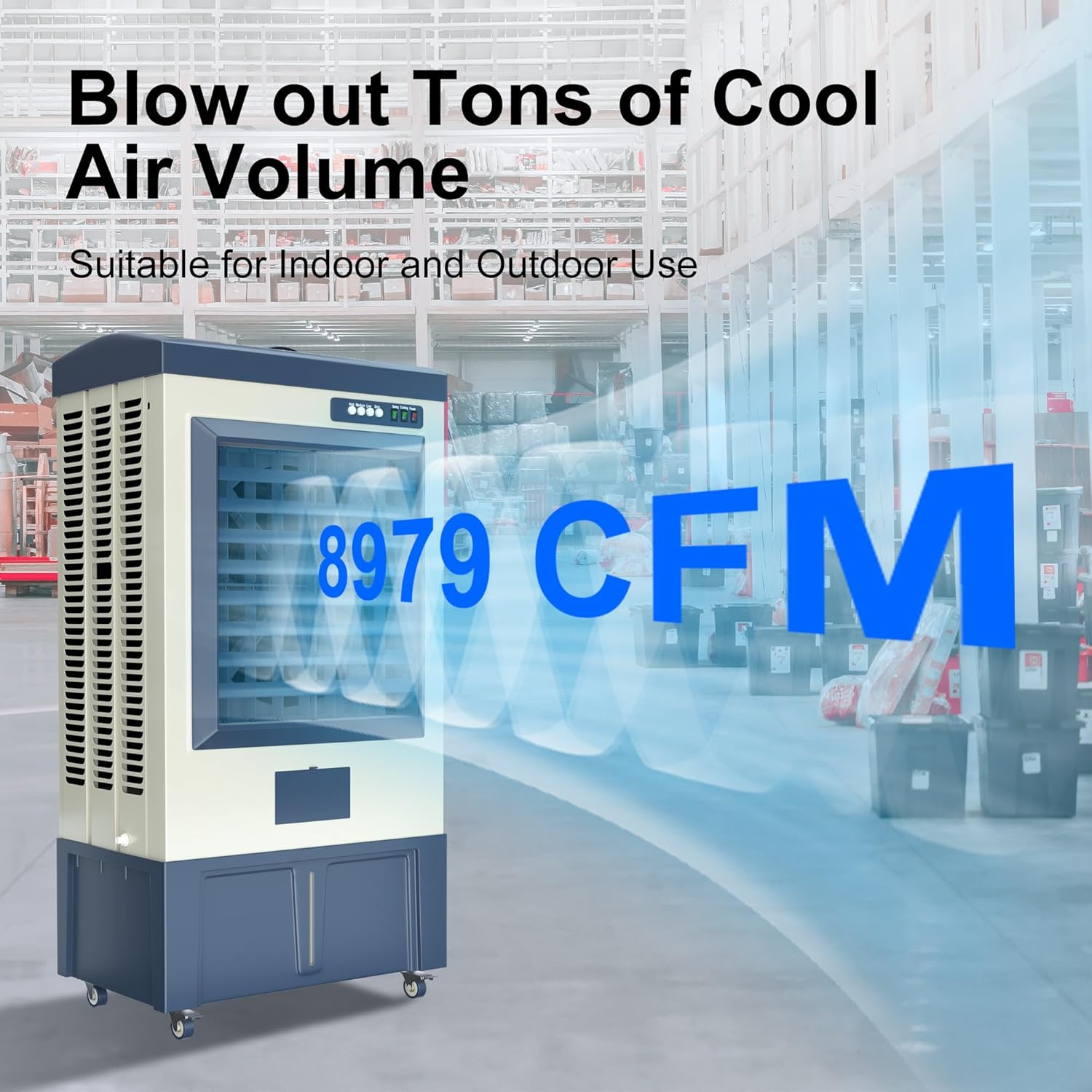 Uthfy 8979 CFM Swamp Cooler, 58