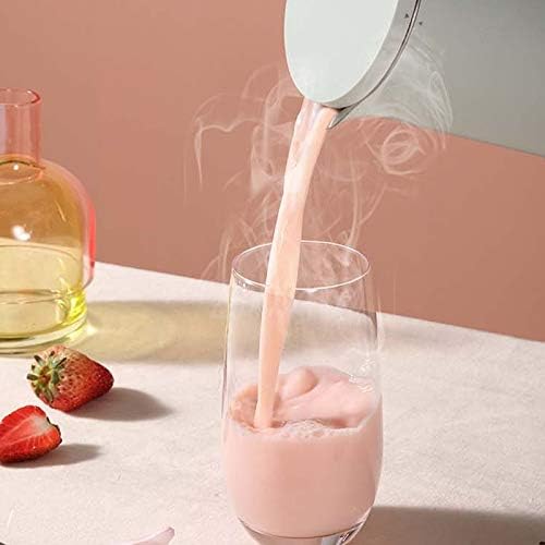 Soymilk Machine Automatic Mini Electric Heating Soya-Bean Milk Juicer Stir Rice Paste Maker Filter-free 350ml(E)