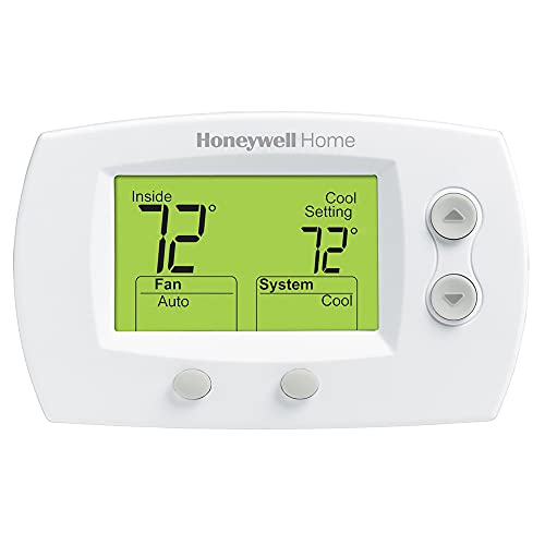 Honeywell TH5220D1029/U 5000 Non-Programmable Heating and Cooling Digital Thermostat, Premier White