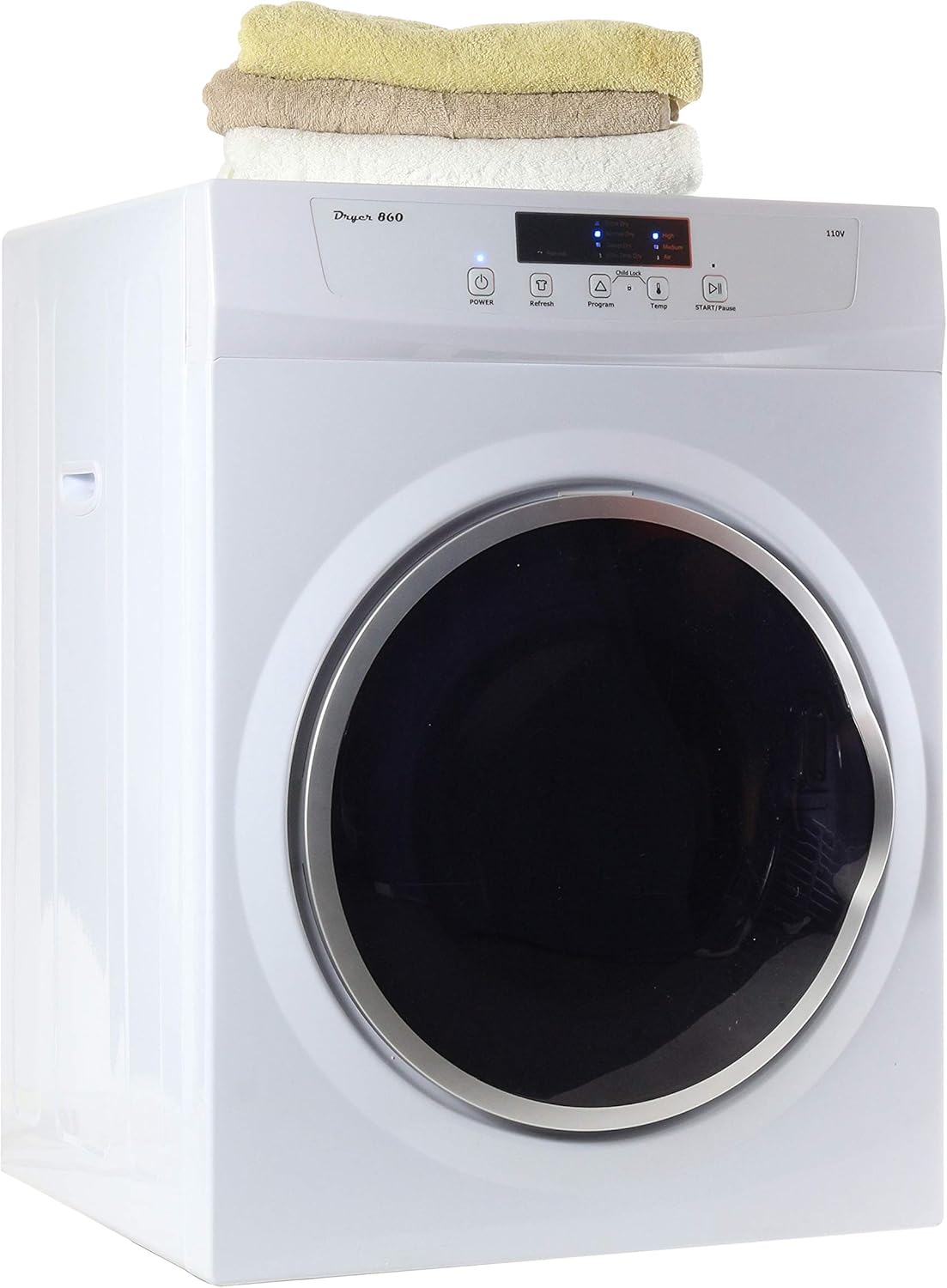Equator ED860 Compact 3.5cu.ft. Dryer-Sensor Dry/Refresh function