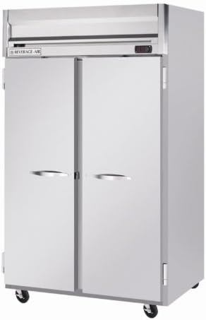 Beverage-Air Commercial Refrigerator Reach-In 2-Section Full Door Top Mount Horizon Series Hr2-1S