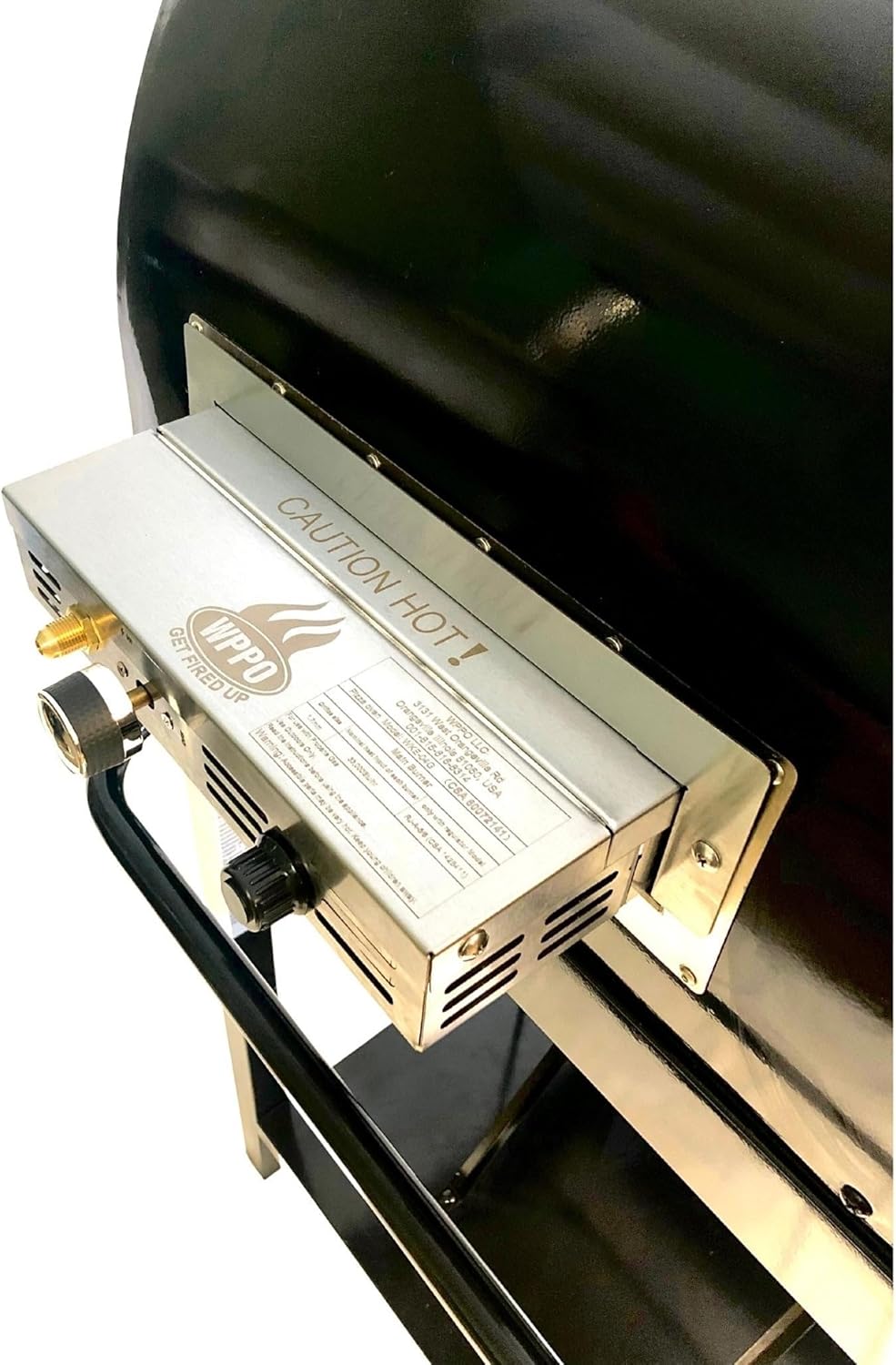 Gas Burner for Dual Fueled Outdoor Oven