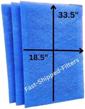 Fast-Shipped-Filters 3 Pack 20x36 Captura air cleaner replacement polarized filter pads refill