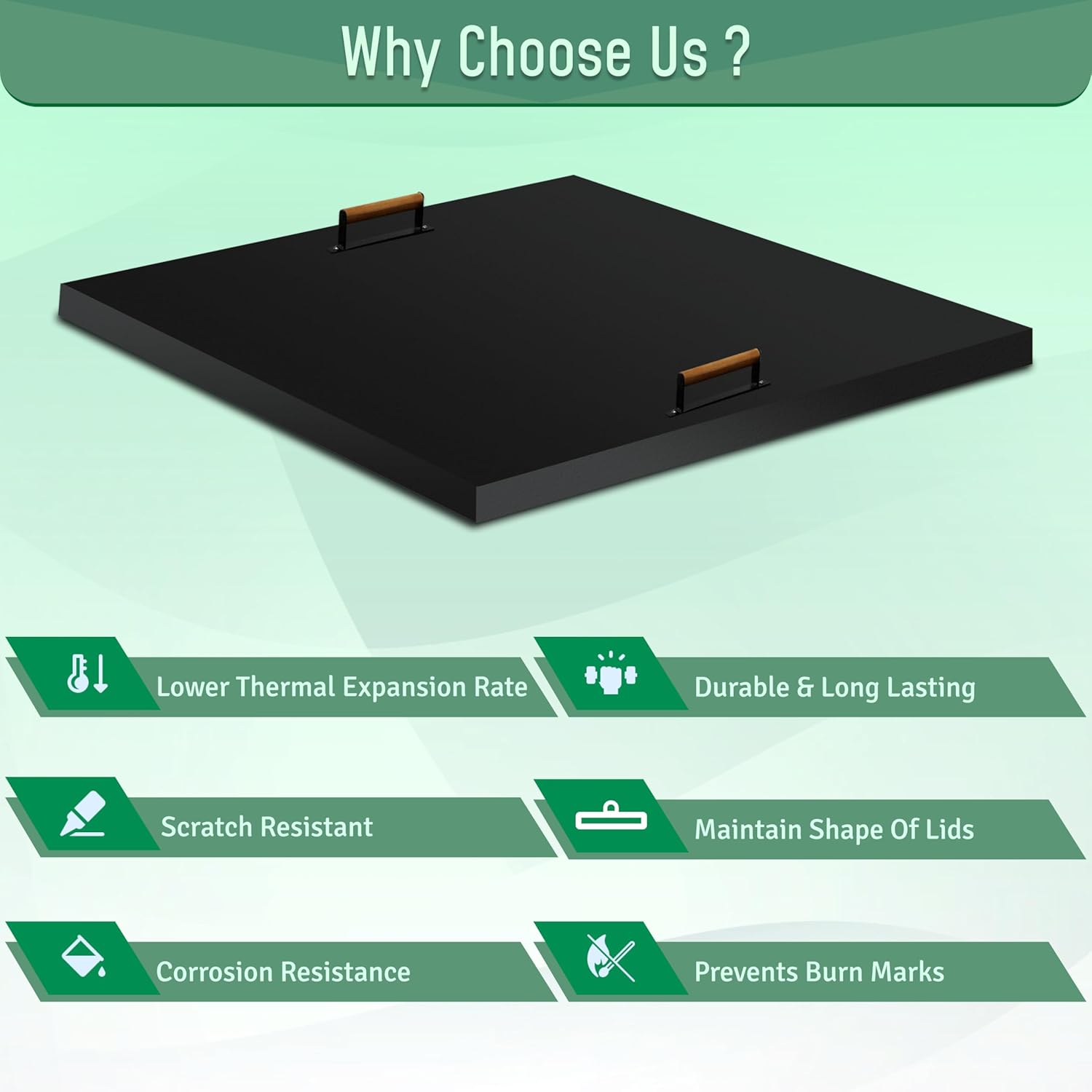 Febtech - 36 inch Square Fire Pit Lid Fit for 34