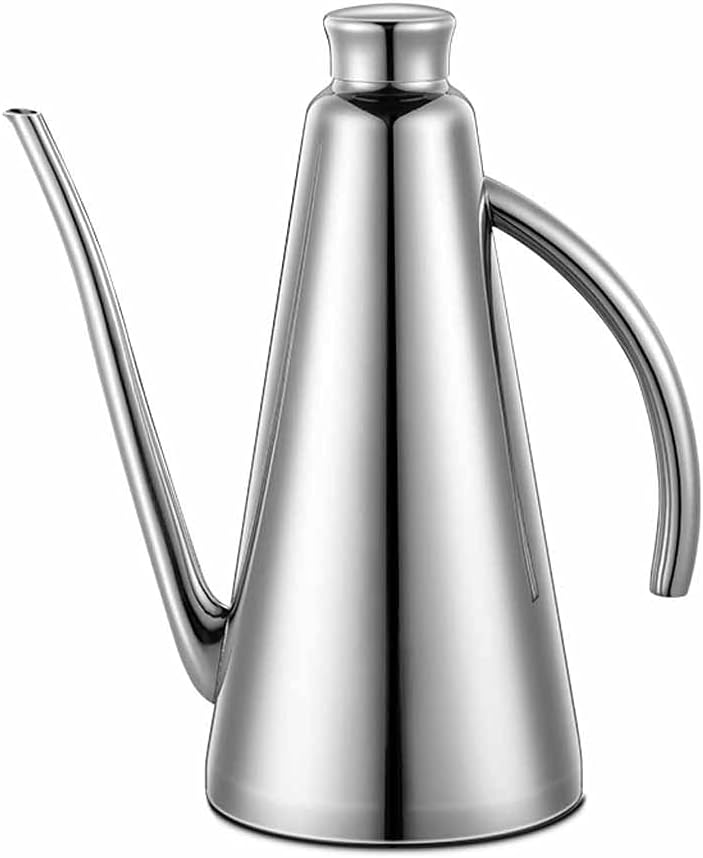 Standard 304 Stainless Steel Oil Vinegar Batcher Can Bottle Pot Kitchen Accessories Cooking Tools 500ml Storage Bottles(L)