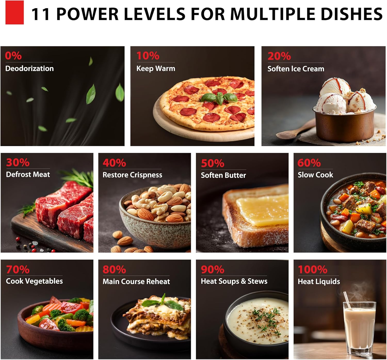 TOSHIBA ML-EM09PA(SS) Small Microwave Oven with 6 Auto Menus, Mute Function & Child Lock, LED Lighting, Perfect for Apartments & Dorms, 0.9 Cu Ft, 10.6 Inch Removable Turntable, 900W, Stainless Steel