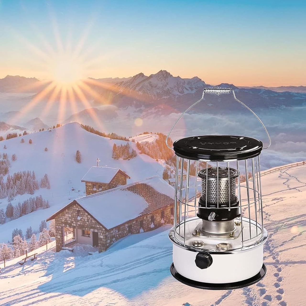 Kerosene Stove Heater - Home Methanol Diesel Portable Stove - Also Suitable As Mobile Cooking Equipment - 5.5L Large Capacity