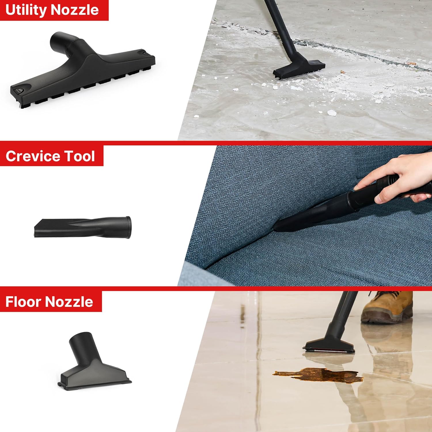 Shop-Vac 3 Gallon 4.0 HP Wet/Dry Vacuum with Blower Function, Stainless Steel Tank, Portable Shop Vacuum with Wheels, Includes Filters, Hose & Accessories, Ideal for Garage and Workshop