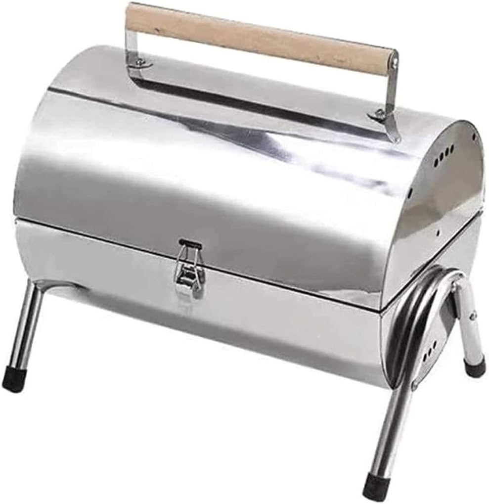 Outdoor Burner Portable Propane Gas Grill Griddle w/Top Cover Lid, Wheels, and Shelf for BBQ Cooking