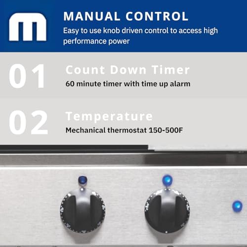 Moffat Turbofan E22M3 Half Size Countertop Electric Convection Oven, Single Deck, Manual Control