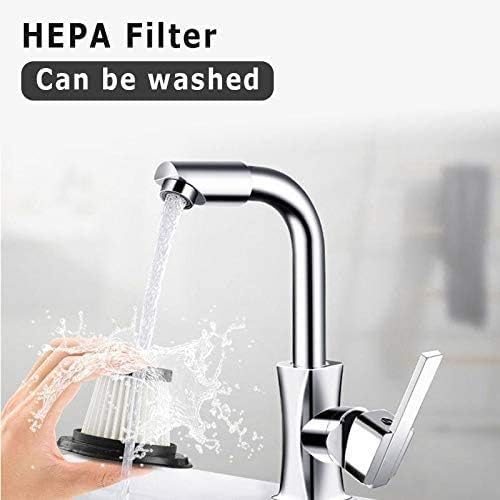 Handheld Vacuum Cleaner, Portable Hand Held Vacuum with Strong Suction, Mini Car Vacuum Cleaner Powered by Rechargeable Li-ion Battery for Pet Hair, Car Cleaning (Color : Gray)