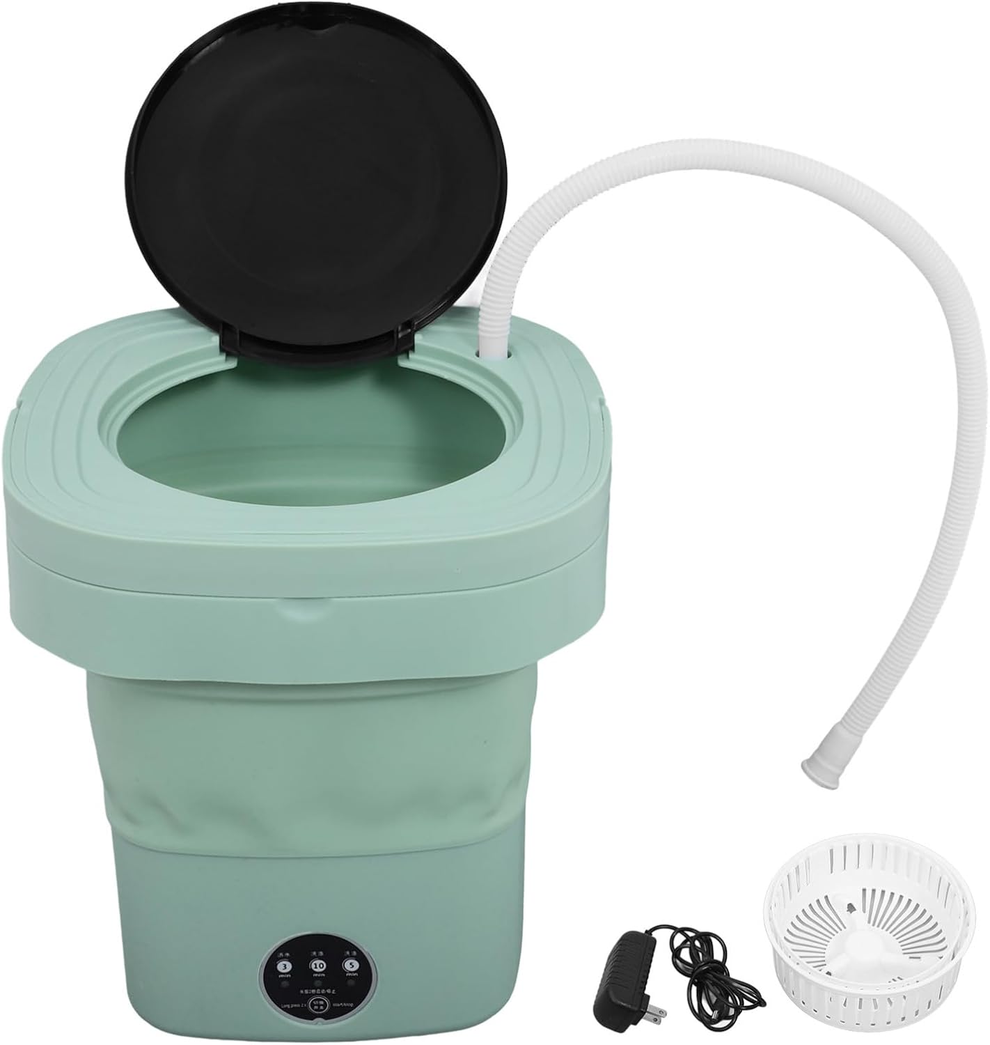 Housoutil Mini Portable Washing Machine Washer Touchscreen for Home and Dorm Use High- for Clothes Socks and Us