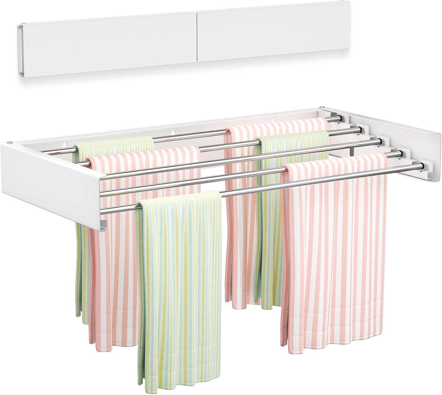 Wall Mounted Clothes Drying Rack 23.6