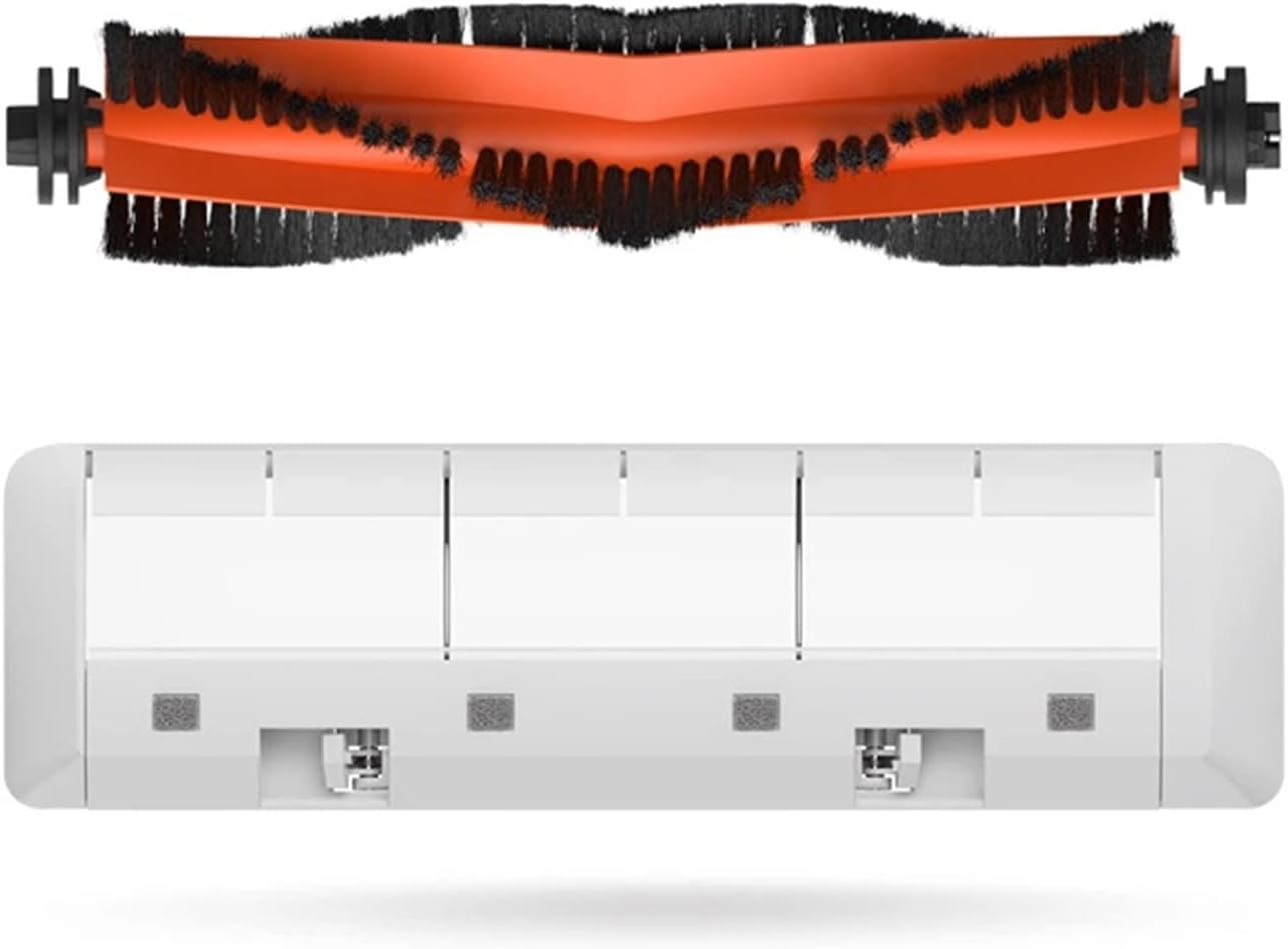 CRNVR Compatible with XiaoMi Dreame Bot W10 Self-Cleaning Robot Vacuum and Mop Main/Side Brush HEPA Filter Mop Pad Dust Box Vacuum Cleaner Parts (Color : Gold)