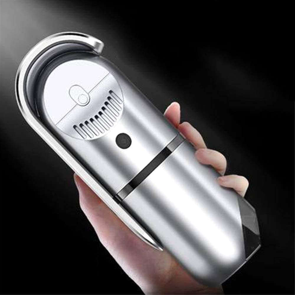 Handheld Vacuum Cleaner Cordless,4000pa High Power Car Vacuum Cleaner, Portable Vacuum Hand Held for Car and Home, Wet and Dry Dual-Use Vacuum Cleaner (Color : White)