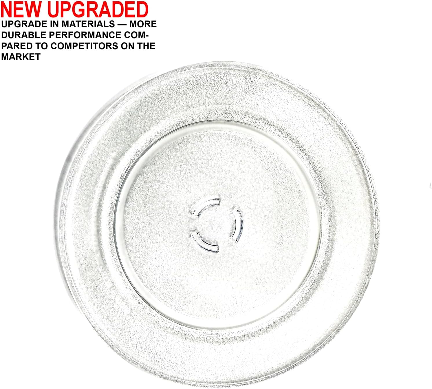 Upgraded Microwave Glass Turntable Tray Replacement for KitchenAid KBHC109JWH0 KBHC109JWH03 KBHC109JWH05 KBHS109BSS00 KBHS109SSS00 KBHS109SSS01 KBHS109SSS03 KBHS109SSS04 KBHS109SSS05 KBHS109SSS06