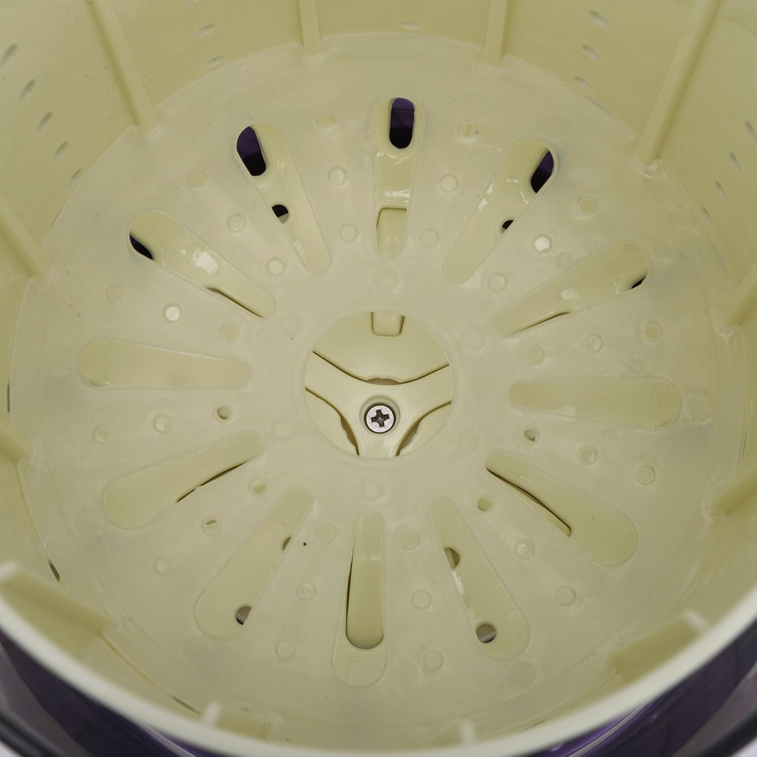 Asixxsix Portable Mini Washing Machine, 2L Underwear Washer, with Spin Cycles, 3000mAh Rechargeable Battery Deep Cleans Small Clothes for Apartment, Dorm, RV, Travel & Hotel Use (Purple)