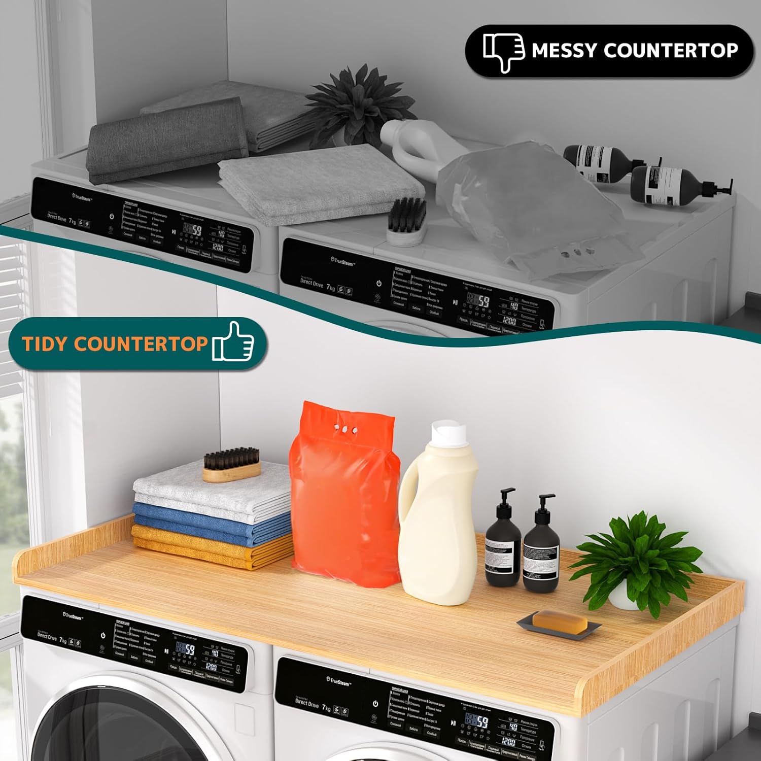 Washer Dryer Countertop 54''W x 27.5