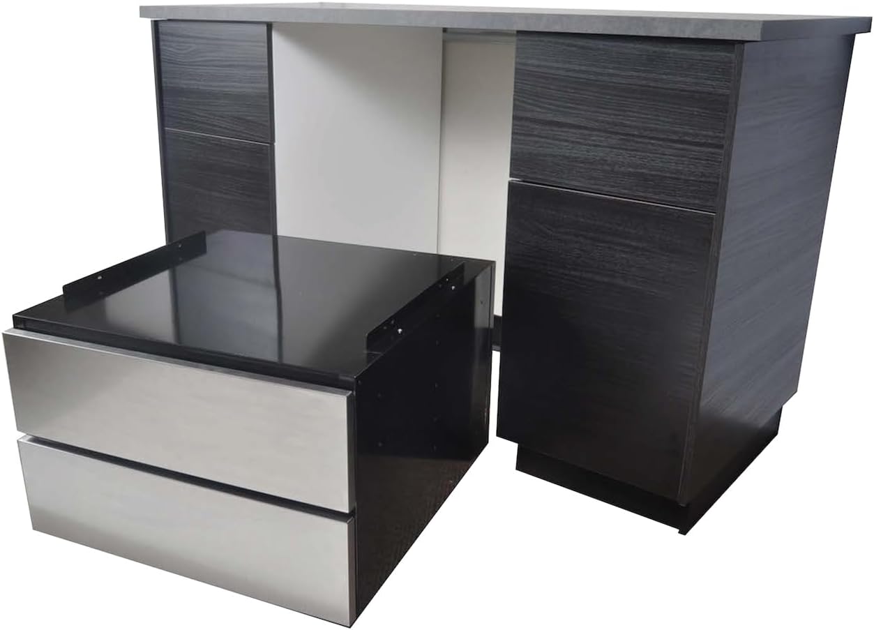 Sharp SKMD24U0ES 24 in. Under the Counter Microwave Drawer Oven Pedestal