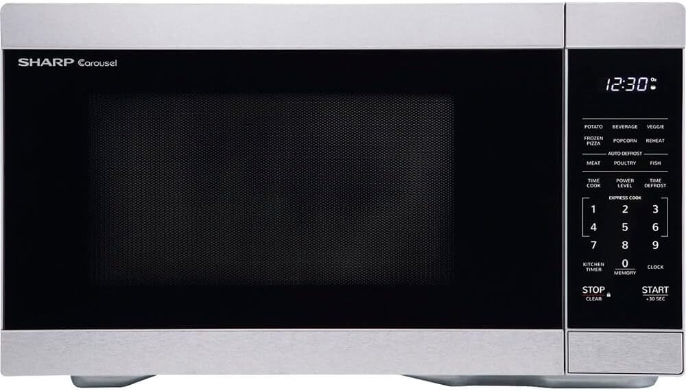 Sharp 1.1 cu. ft. Mid-Size Countertop Microwave Oven (SMC1162HS)