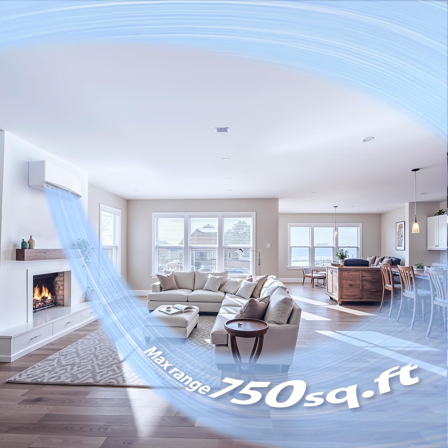 Manastin 12000BTU Mini Split Air Conditioner& Heater, 17 SEER2 115V Mini Spilt AC with Inverter Compressor, Covers Up to 750 Sq. Ft, Complete Installation Kit Included