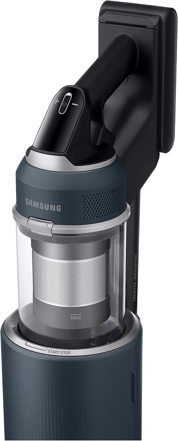 Samsung Bespoke Jet Cordless Stick Vacuum w/ Clean Station, VS20A9580VB/AA, 2023, Midnight Blue (Renewed)