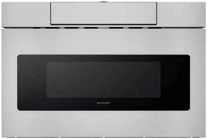 SHARP SMD2470ASY Microwave Drawer Oven, 24-inch, 1.2 Cubic Feet, 950 Watt, Concealed Control Panel with Digital LCD Display, Stainless Steel