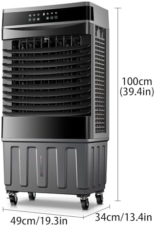 Portable Air Conditioners, 3-in-1 AC Unit with Water Tank and 12Hrs Timer, Evaporative Air Cooler for Room Factory Office(49 * 34 * 100cm)