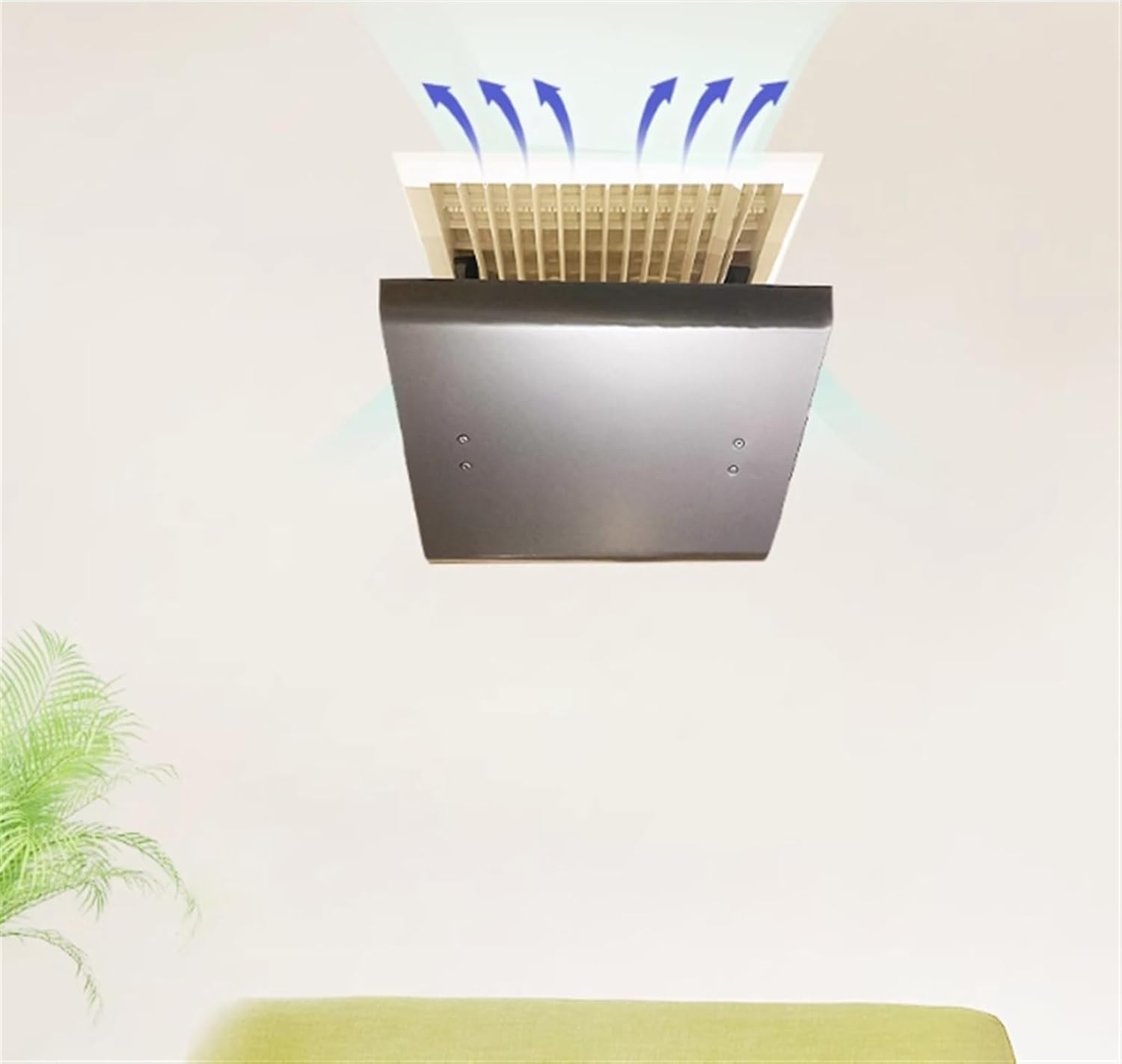 Air Conditioning Deflector Angle Adjustable Air Conditioner Deflector for Ceiling Central Air Conditioning,Prevent The Cold Air From Blowing Straight for Home Hotel Office