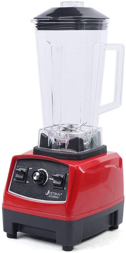 TBVECHI Electric Juice Blender Smoothie Ice Crusher Multi-Function 2200W 2L Red