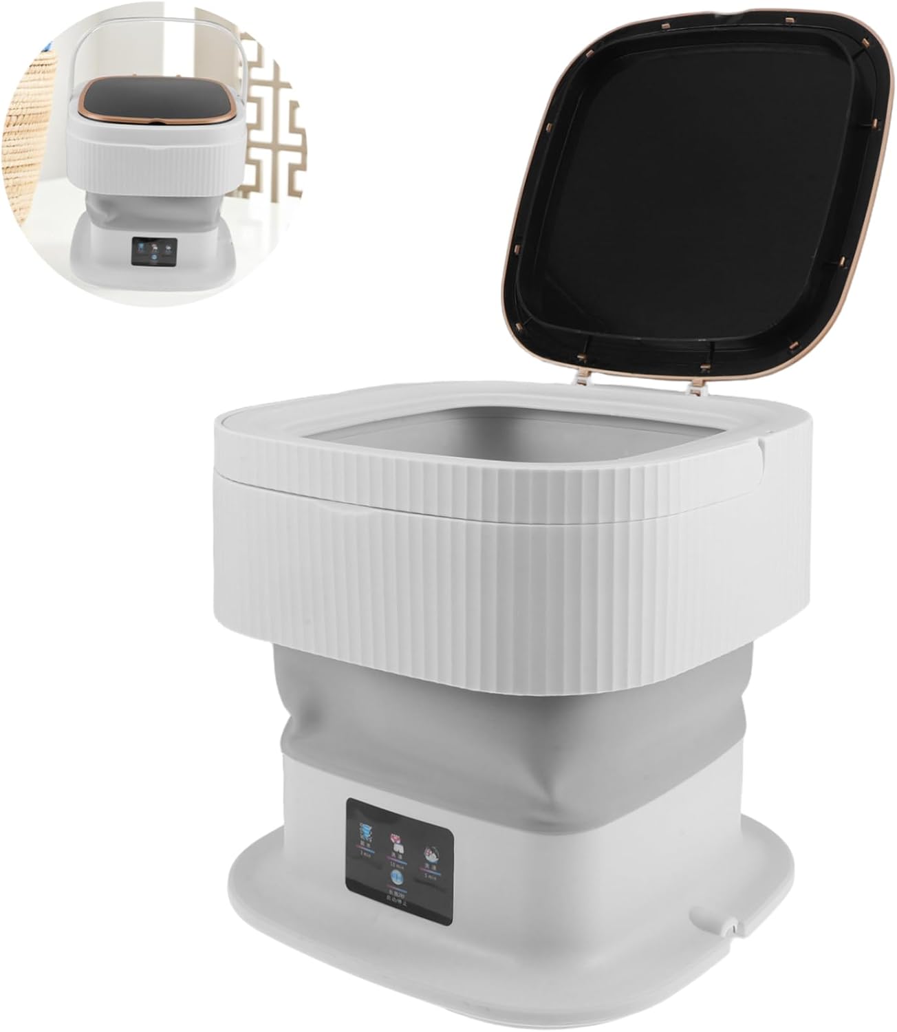 DOITOOL Compact Mini Washer Dryer 10l Lingerie Washing Machine for Small Spaces Rvs Travel