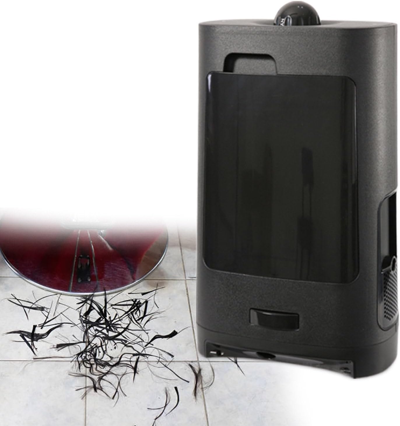 Touchless Vacuum Automatic Dustpan Cleaner Stationary Corded Canister Vacuum Cleaner for Sweeping Hair Vacuum for Salons Pet Hair Food Dirt Kitchen