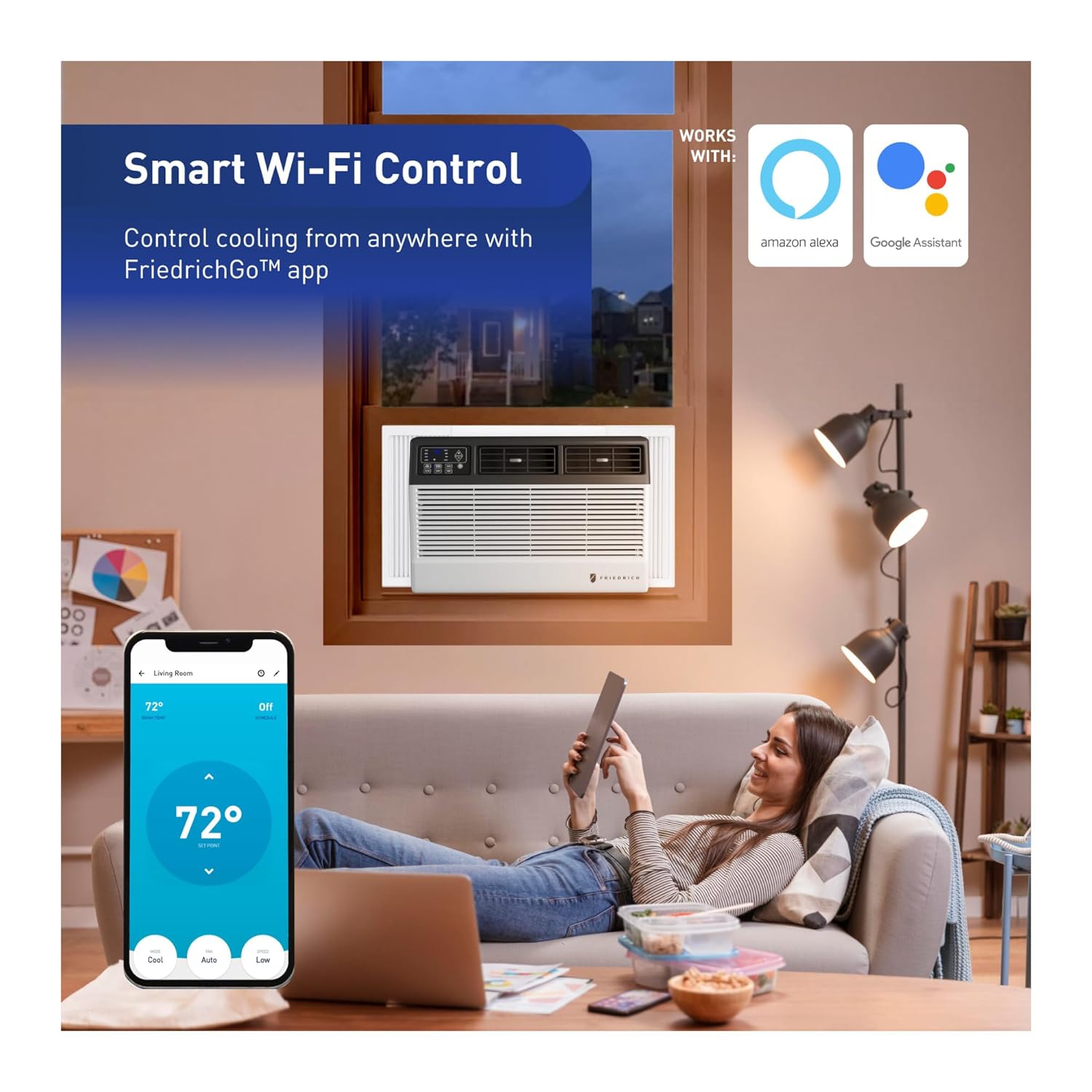 Friedrich Chill Premier 5,000 BTU 115v Cooling Only Window Unit