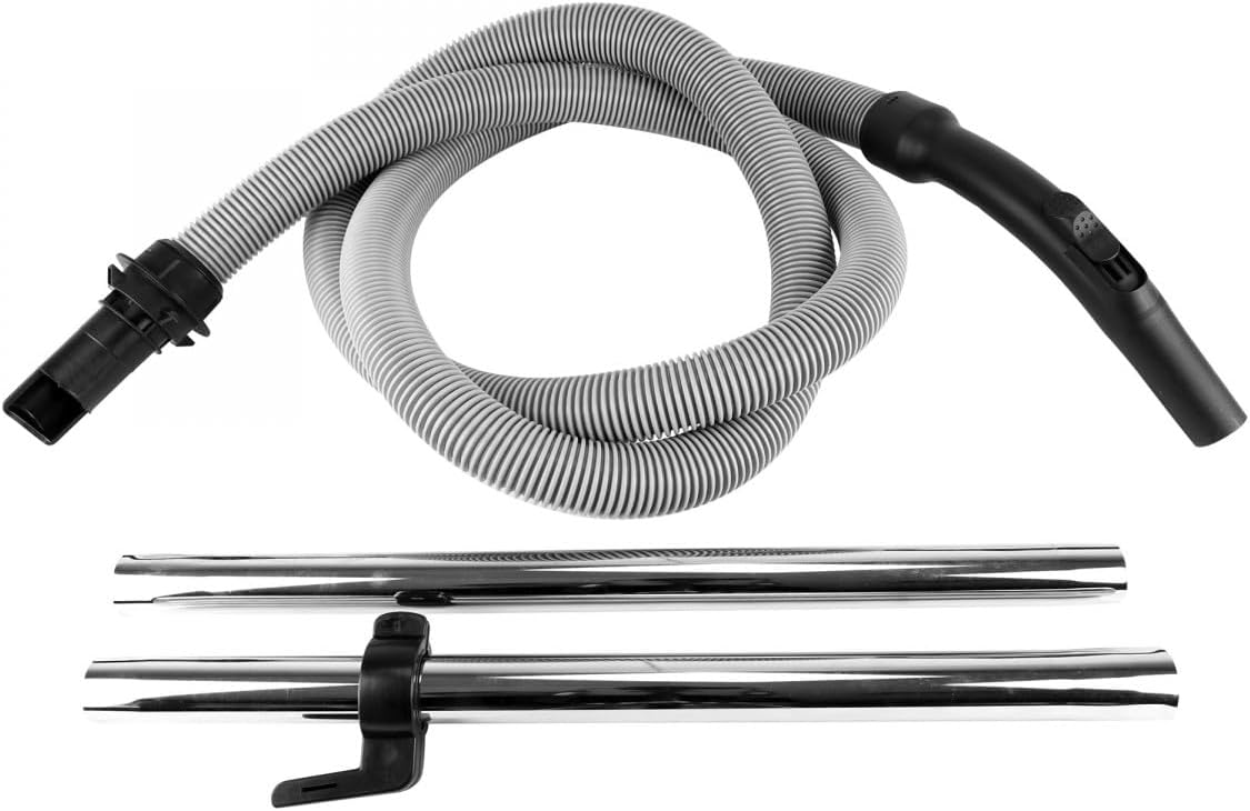 Johnny Vac Commercial Canister Vacuum - On-Board Tools - Paper Bag - Grey & Yellow