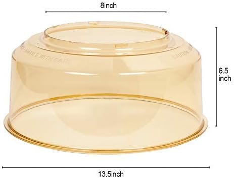 Nuwave Power Dome for the NuWave Pro Plus Oven and Elite Oven – Genuine Replacement Part Made by Manufacturer, Transparent Amber